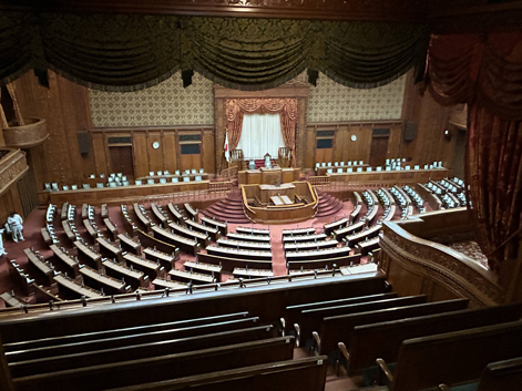 国会議事堂見学01